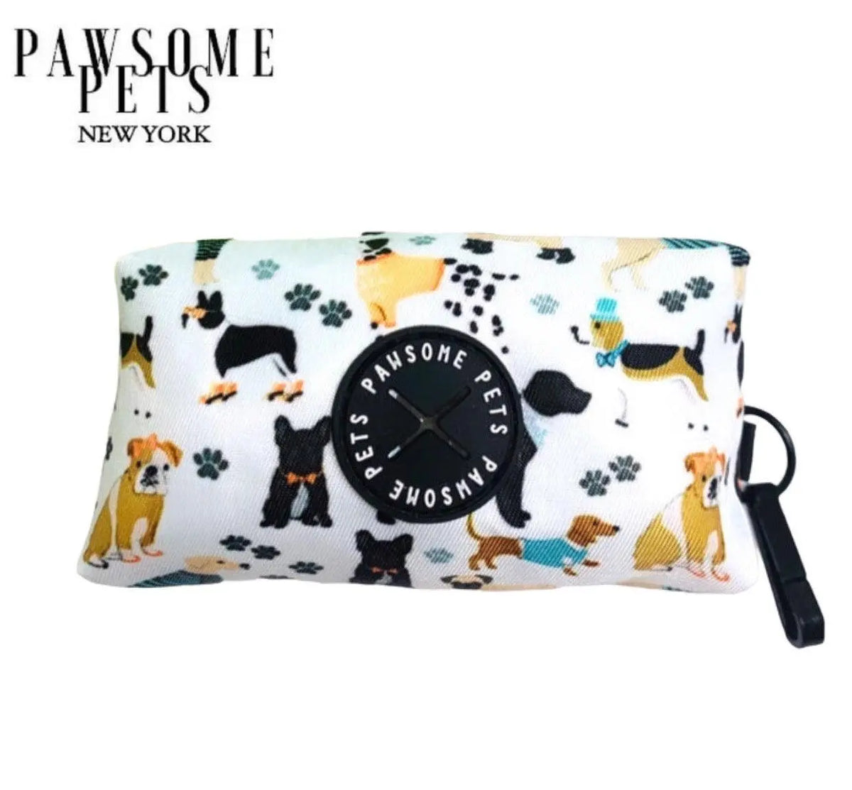 WASTE BAG HOLDER-DAPPER DOGGY PAWSOME PETS