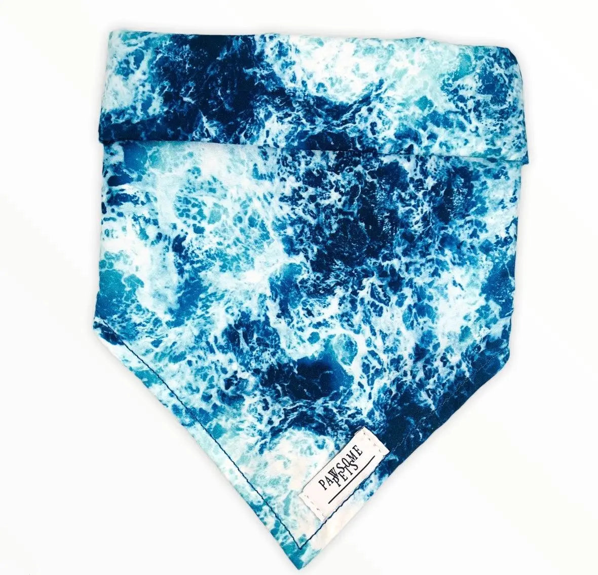 BANDANA - OCEAN BLUE PAWSOME PETS