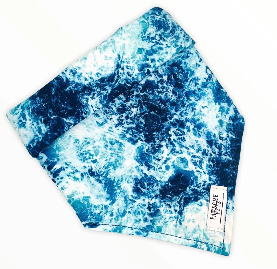 BANDANA - OCEAN BLUE PAWSOME PETS