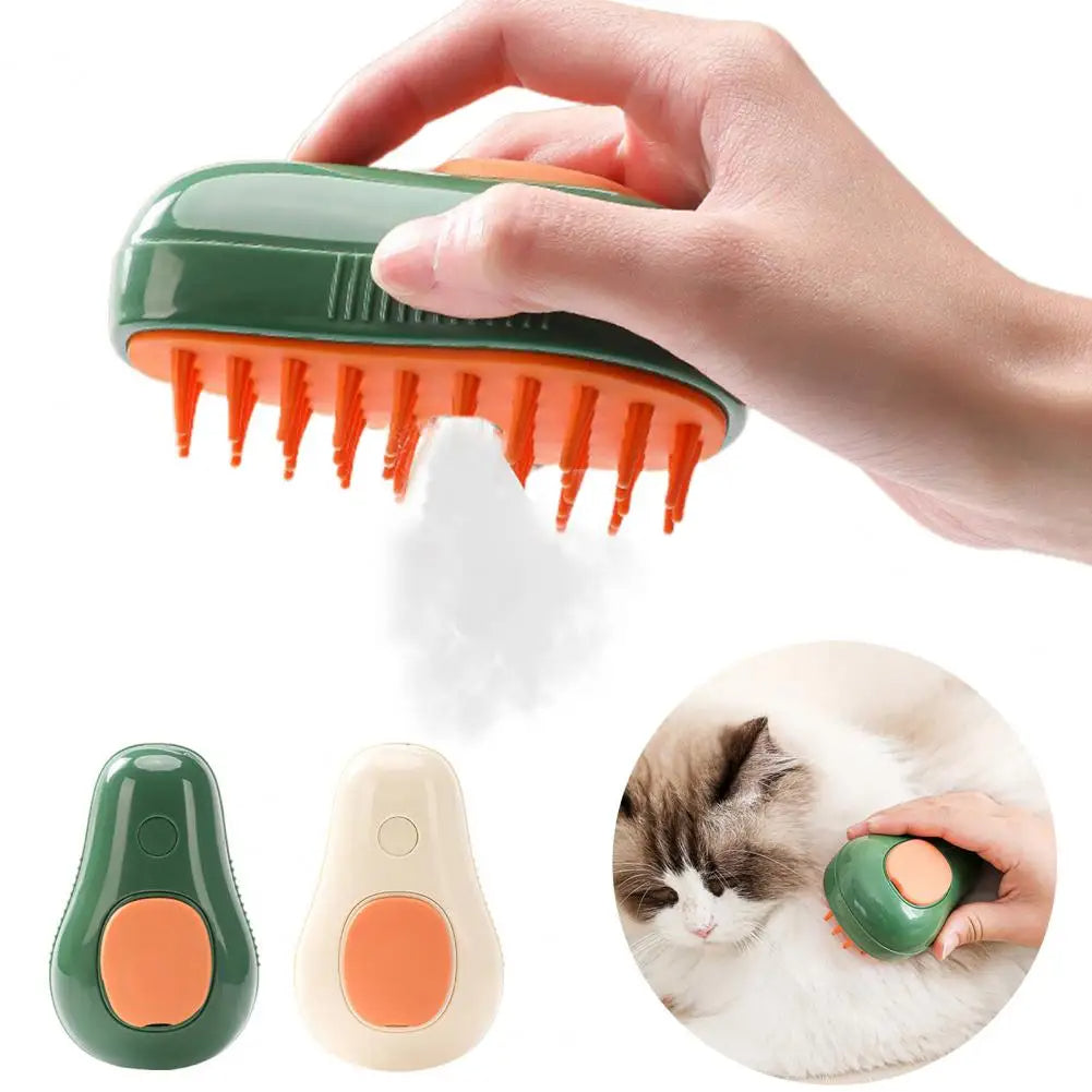 Furralo steam cat brush, avocado shape