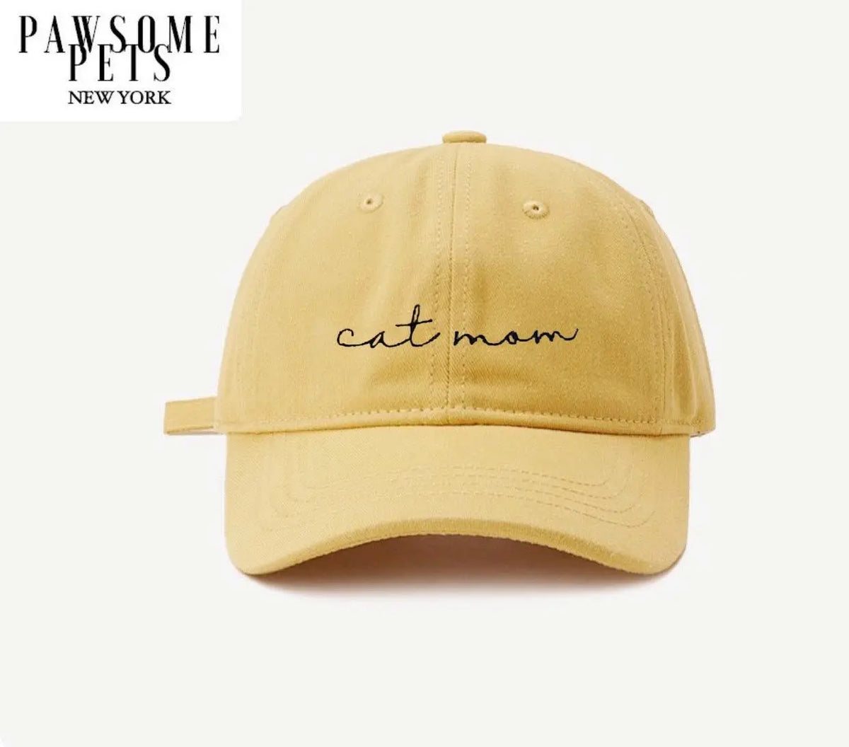 CAT MOM HAT - YELLOW Pawsomepetsnewyork