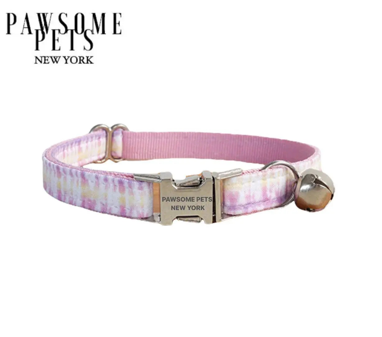 SMALL SIZE DOG & CAT COLLAR - LILAC Pawsomepetsnewyork