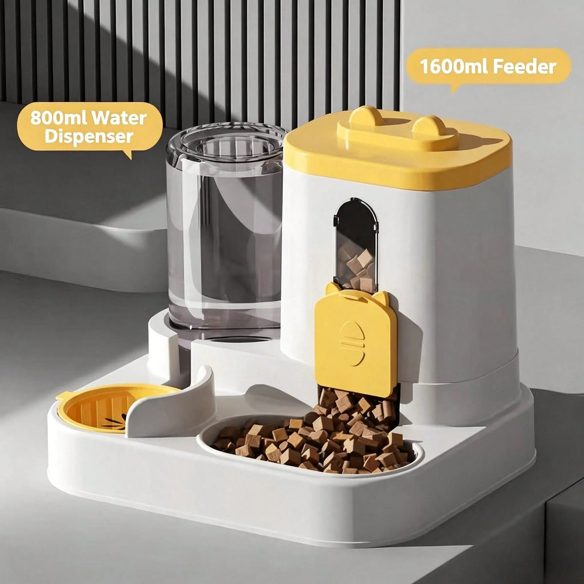 Furralo gravity pet feeder and water dispenser product view