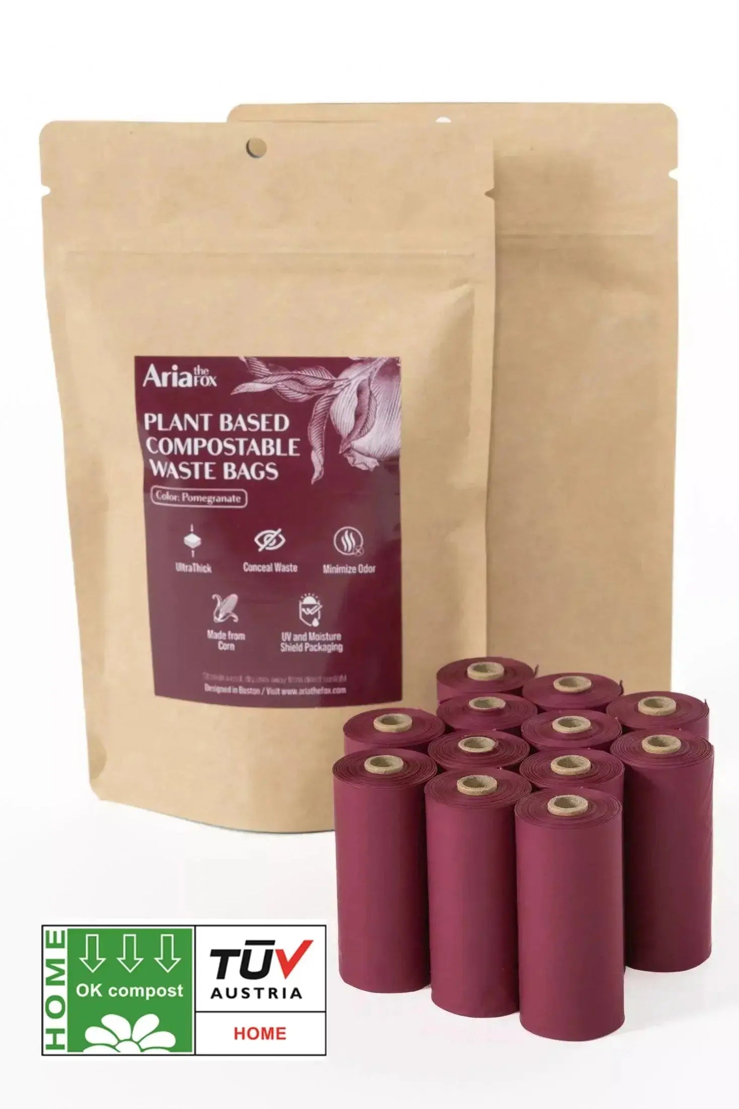Plant Based Compostable Waste Bags Aria the Fox