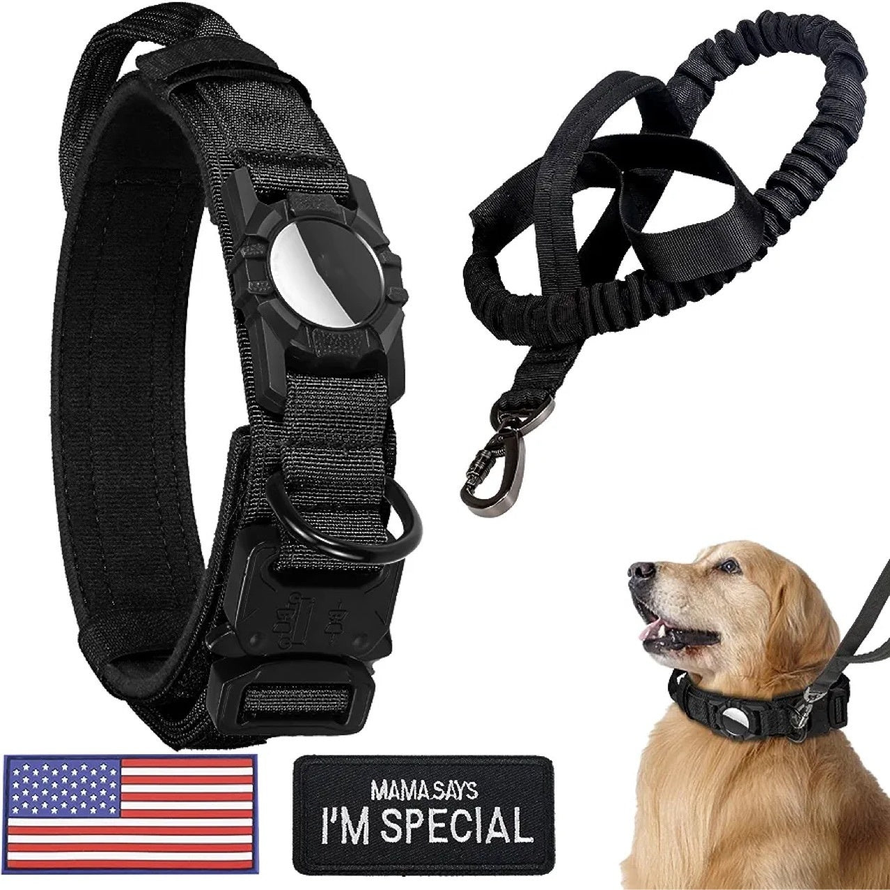 Furralo dog collar sizes M, L, and XL