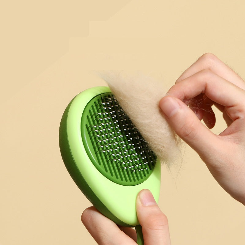Furralo cat comb one-click cleaning button