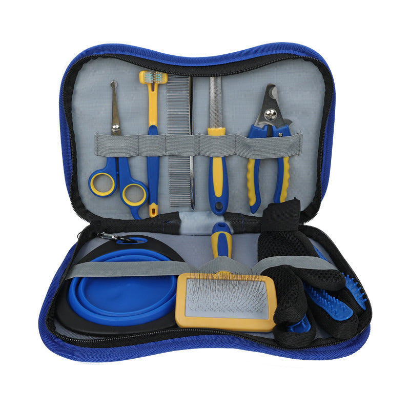 Tailini 8-piece pet grooming kit for dogs