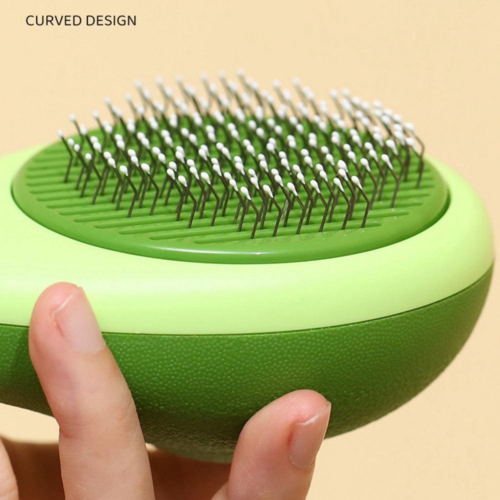 Furralo cat comb, lemon-shaped head design